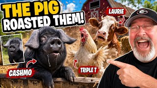 Cashmo ROASTS Triple T Laurie With Old McCashmo Had a Farm