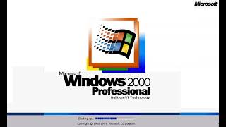 Windows 2000 Build 2000 startup sound