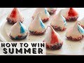 Red, White and Blue Meringues | Food Network