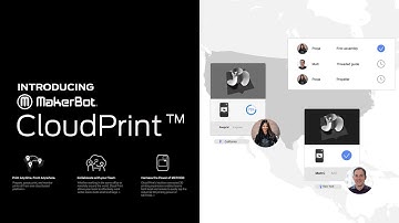 Introducing MakerBot CloudPrint - 3D Printing collaboration from anywhere