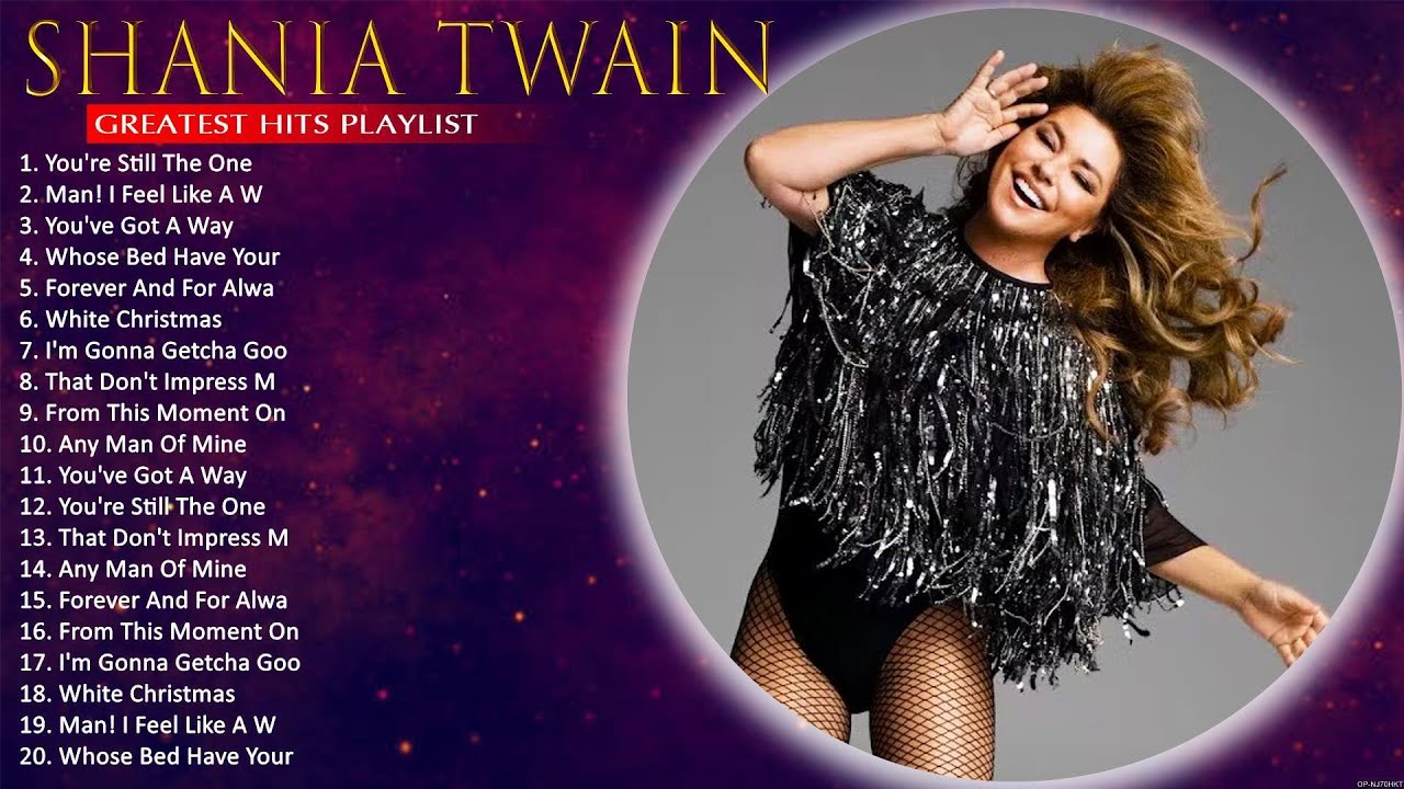 Greatest Hits Country Songs Of Shania Twain 🎶 Best Of Songs Shania ...