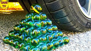 crushing crunchy and soft things with car experiment|satisfying video|Dani tv screenshot 5