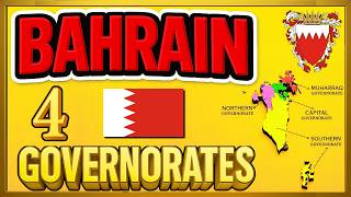 Bahrain Map Explained 🇧🇭 | 4 Governorates of Bahrain #bahrain
