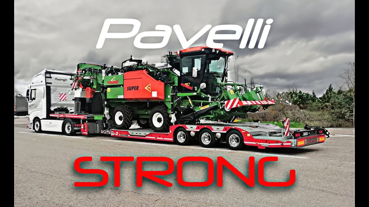 Pavelli Strong: Ultimate semitrailer for Heavy-Duty Transport high & heavy truck transport recovery