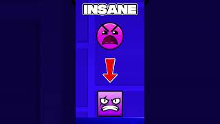 Difficulty faces icon setup... I Love U ❤️🔥  #shorts #gd #geometrydash #gaming #videogames #fyp