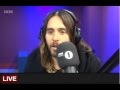 Jared Leto Radio 1 Breakfast Show 29 Jan 2014