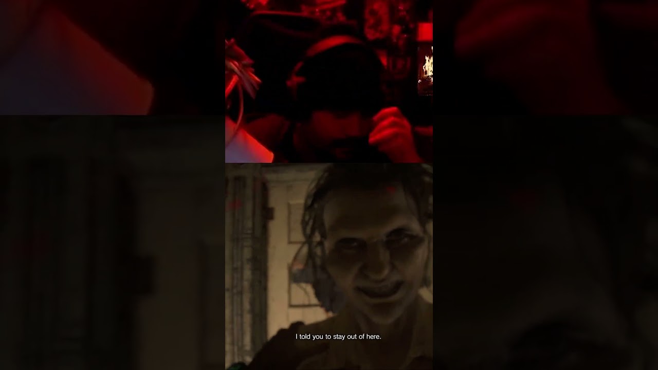 Tobias Jump Scared Resident Evil 7  