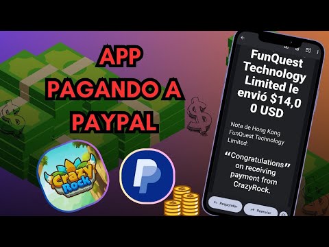 ️ CRAZY ROCK realmente paga los BILLETES? App pagando a PayPal ¡AL INSTANTE