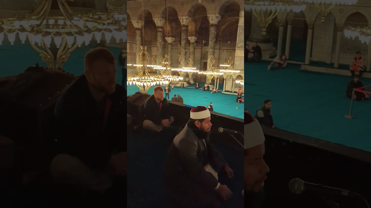 Recitation in Historical Ayasofia Mosque, Istanbul, Turkey (Al-Ahzaab) - Kazi Luthfur Rahman