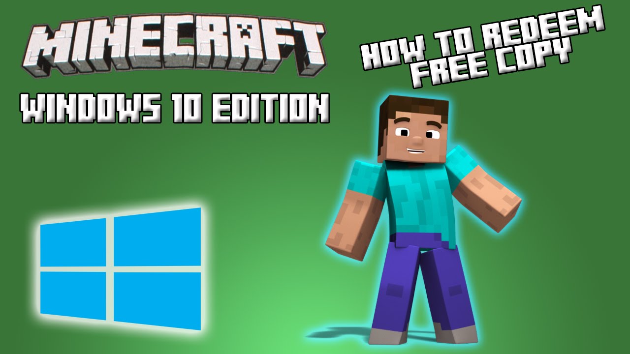 Minecraft Windows 10 Edition Free Redeem Code