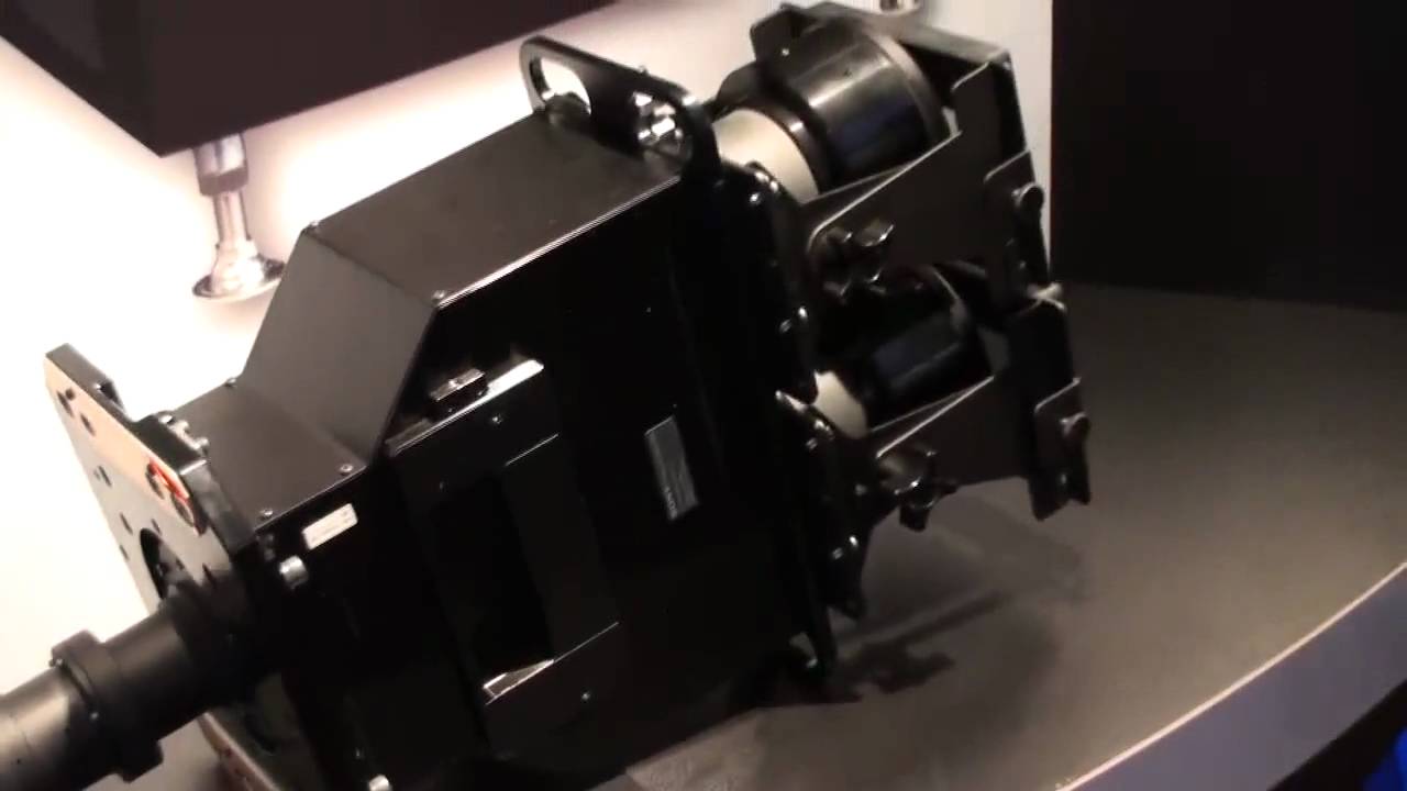 CES 2010 - Real D Motion Picture Projector - YouTube
