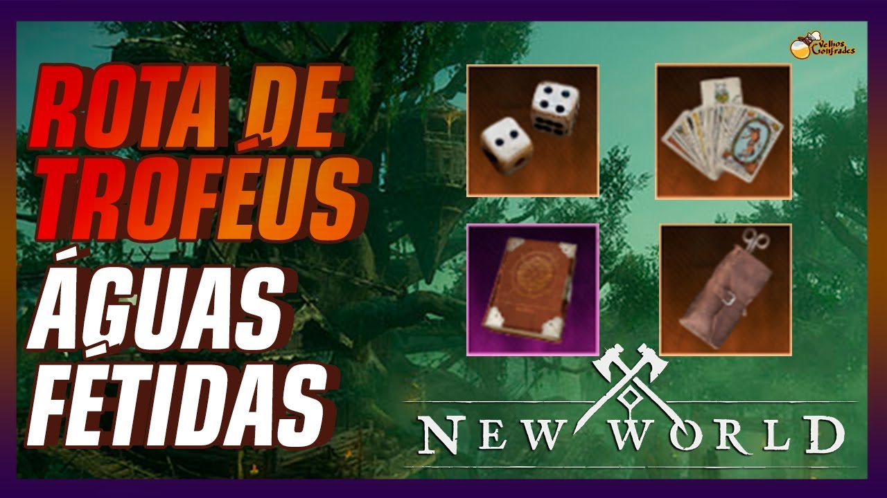 NEW WORLD Como fazer GOLD extra Rota de TROFÉUS de ÁGUAS FÉTIDAS