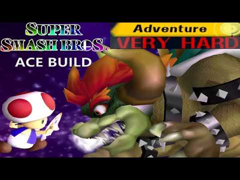 Super Smash Bros. Melee - Adventure Mode Gameplay with Toad (VERY HARD)