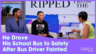 This 14YearOld Drove His School Bus to Safety After Bus Driver Fainted