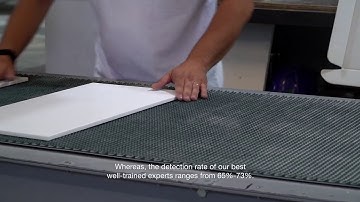 Automated tile sorting system AI Machine Learning Marble Industry- Stone Group International
