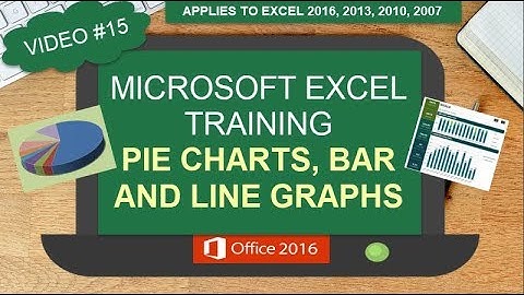 MICROSOFT EXCEL PIE CHARTS COLUMN AND BAR GRAPHS LINE AND AREA CHARTS |EMBEDDING CHARTS | #15