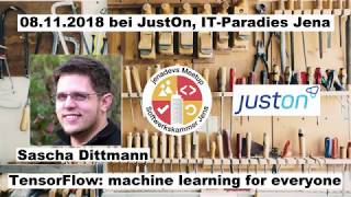 TensorFlow: machine learning framework for everyone (Sascha Dittmann /Microsoft)