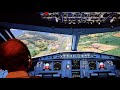 MSFS 2020 A320 PARO BHUTAN LANDING IN STORMY WEATHER(Simulation) 4K