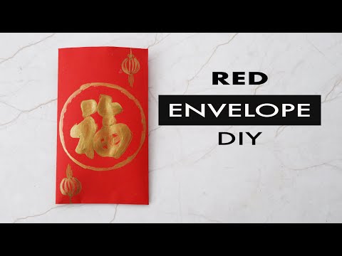 DIY Lucky Red Envelopes Celebrating Chinese New Year - Thrifty Jinxy