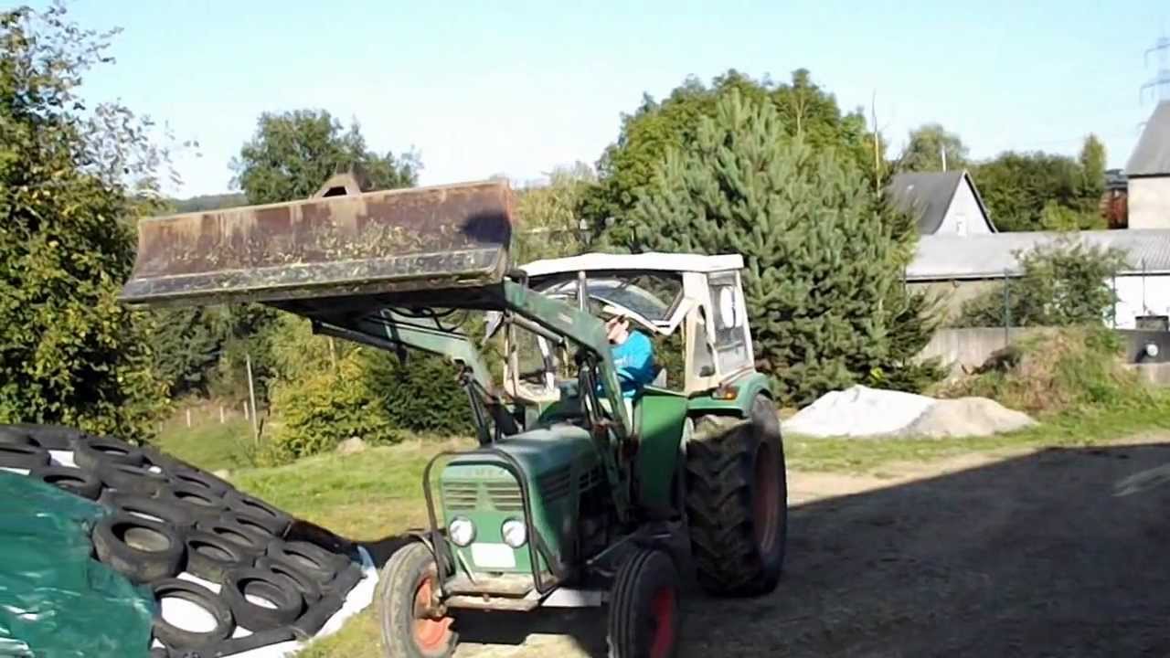 Deutz D 5506- Festfahren- Maisernte 2012
