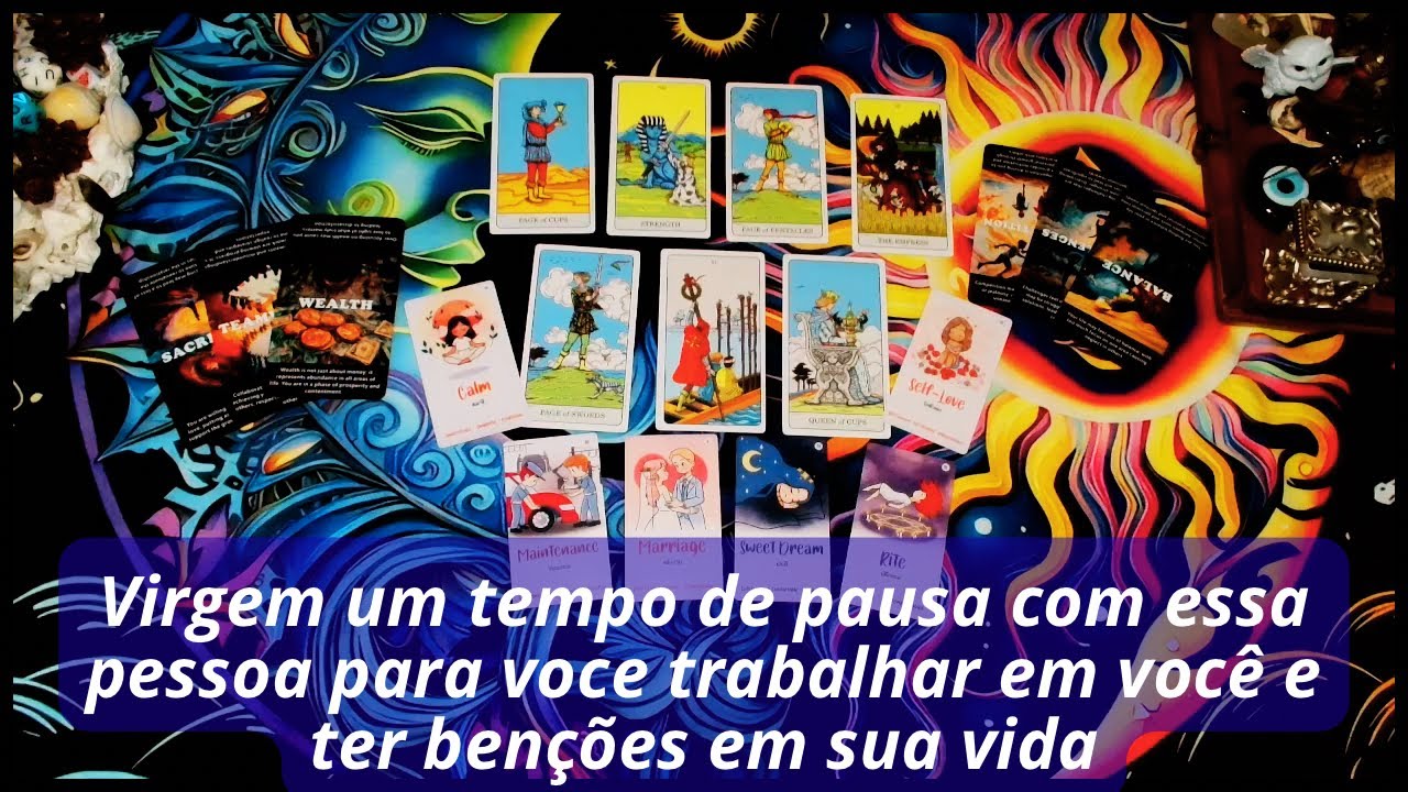 Virgem um tempo de pausa com essa pessoa para voce trabalhar em você e ter benções em sua vida