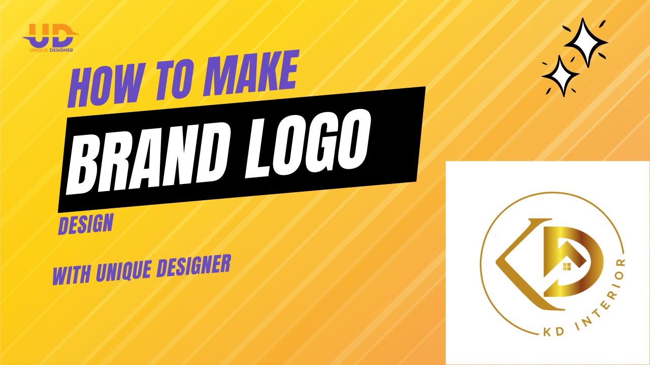 How to a make brand logo design | how to make brand logo design in ...