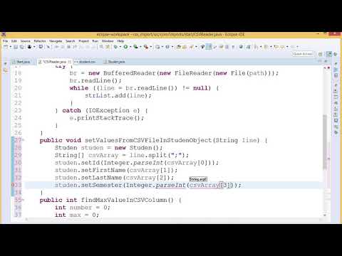 How to find max value in CSV column in java part4
