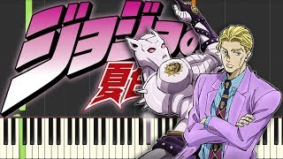 Video thumbnail of "Kira Yoshikage's theme using only piano"