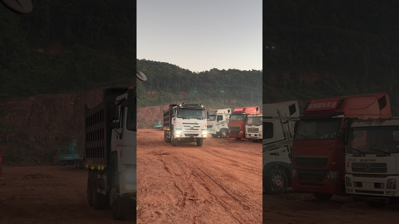 Ready for Order White and Black Howo 6x4 Dump Truck