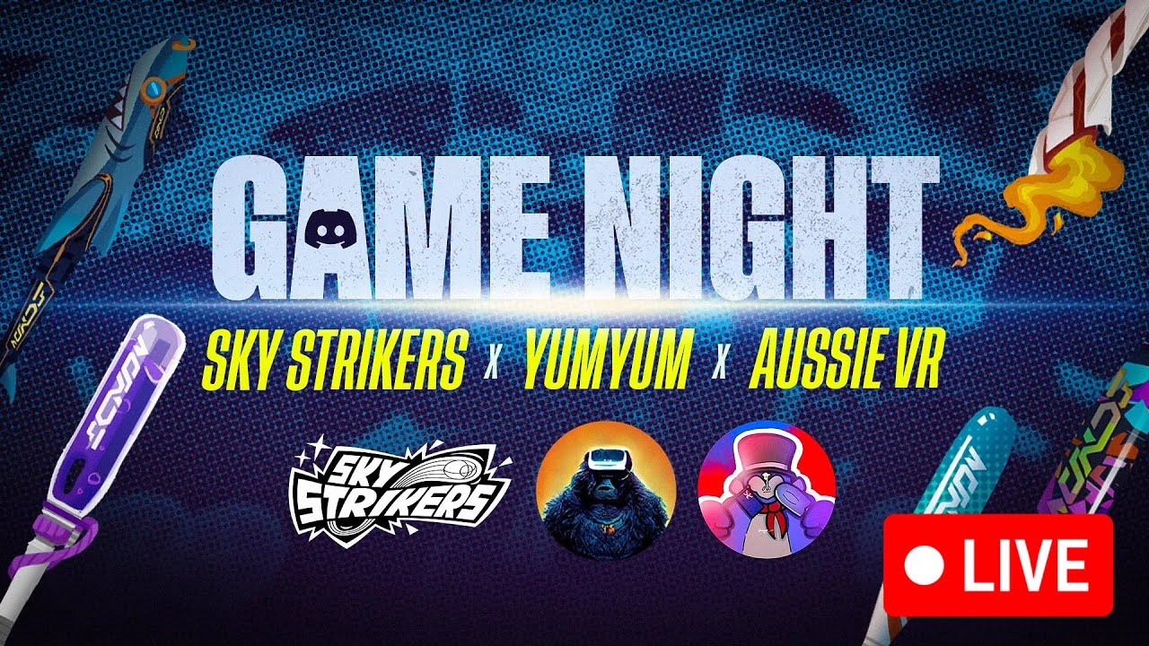 🔴 AUSSIE vs YUMYUM Live BATTLE🔴| (SkyStrikersVR Game Night)