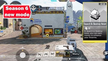 *NEW* Search & Destroy Heist Mode Gameplay | CODM Season 6 test server