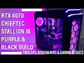 RTX 4070 Build CHIEFTEC STALLION III - Timelaps, Benchmark and Gaming Results