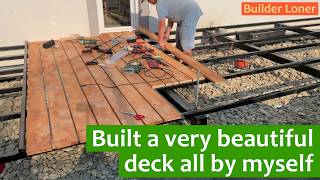 How To Build An Affordable Deck by Yourself - One Weekend