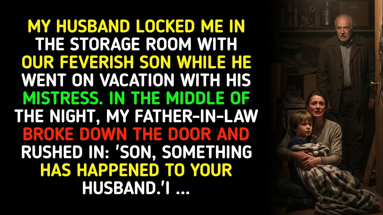MY HUSBAND LOCKED ME IN THE STORAGE ROOM WITH OUR FEVERISH SON WHILE HE ...