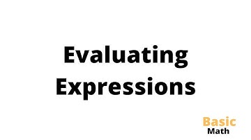 Evaluating Expressions l Introducing Algebra