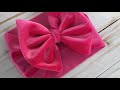 Bow Head Wrap with Stretch Velvet Fabric - No Sew