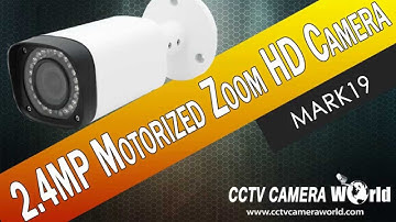 Outdoor 2.4MP HDCVI Bullet Camera with Motorized Zoom Lens