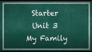 Our World Starter DVD - Unit 3