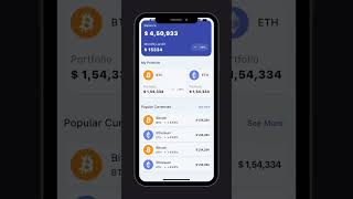 Flutter CRYPTO app ui design