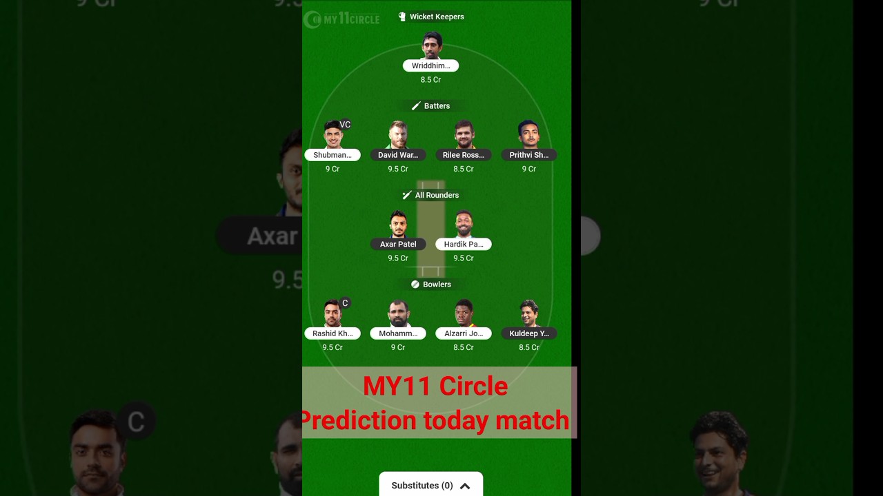 MY11 circle team today match | 
