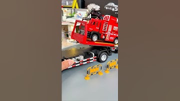 Tow Truck Diecast Model – Bringing Damaged Car for Repair!  #toys #truck #diecast  #automobile