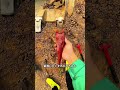 見終われば、ショベルの歯がこうやって取り付けられることがわかる。