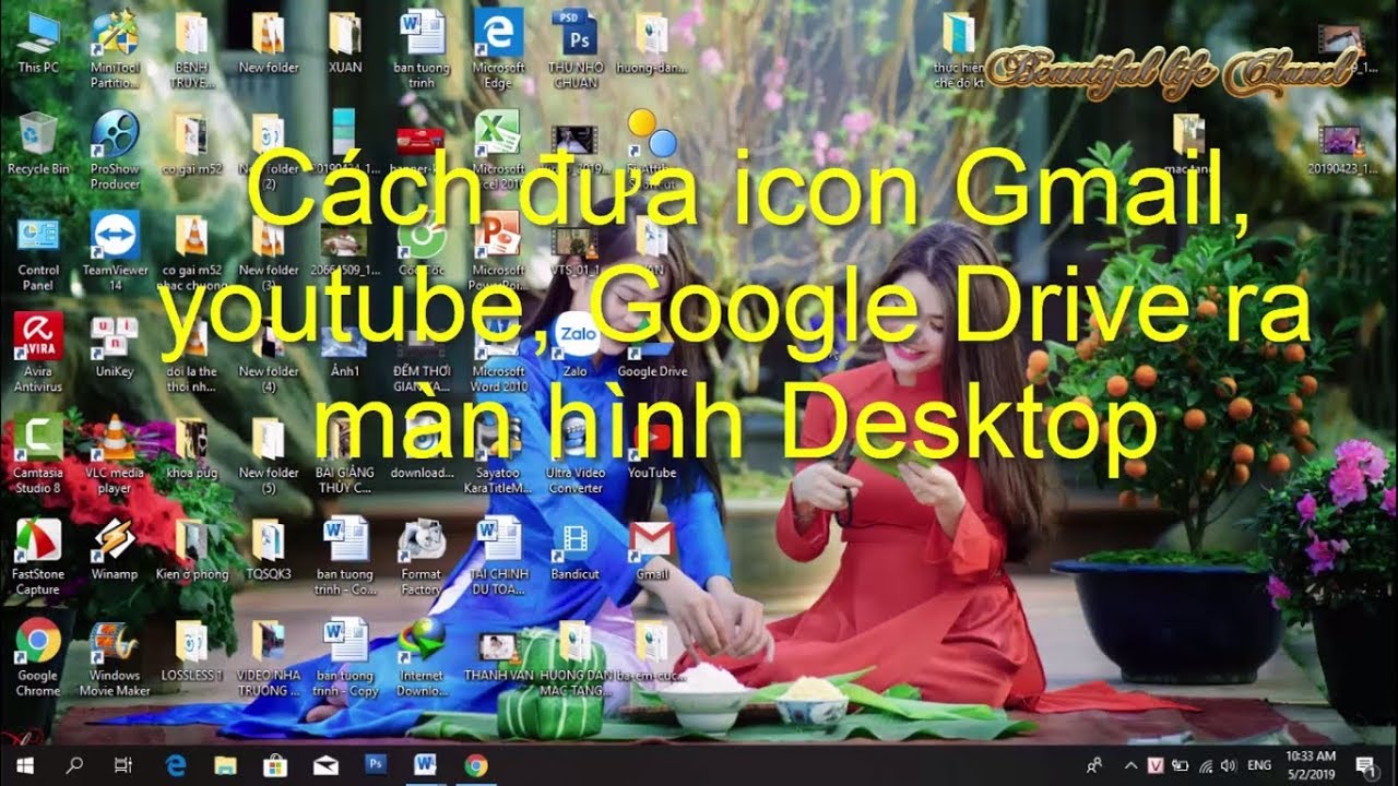 google desktop  Update New  Cách đưa icon Gmail, Youtube, Google drive ra ngoài Desktop - Cuộc sống Đẹp Tươi