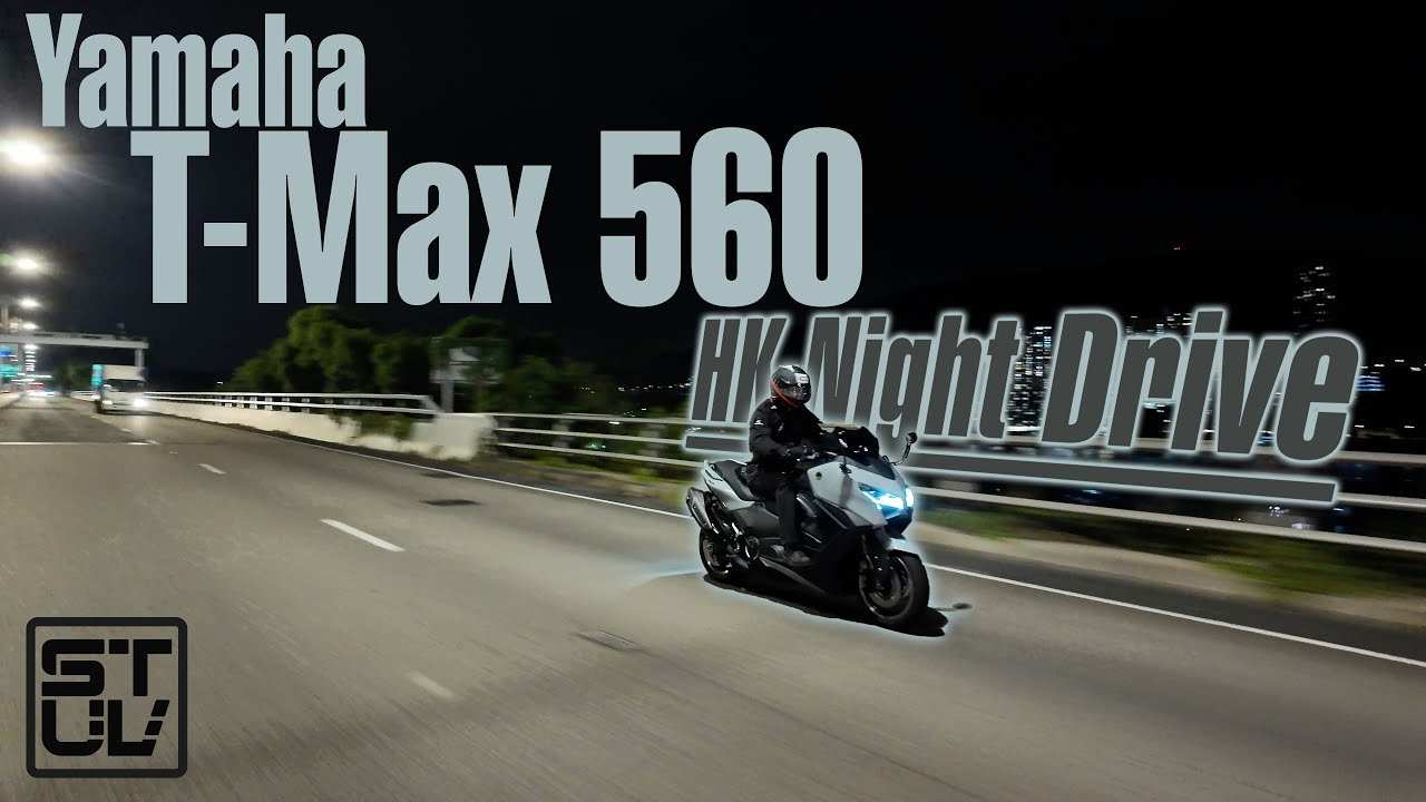 Yamaha T-Max 560 (2025) - Hong Kong Night Drive