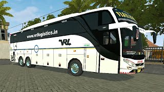 VRL Tourist Volvo Bus Livery For Jetbus 2- Bus Simulator Indonesia screenshot 4