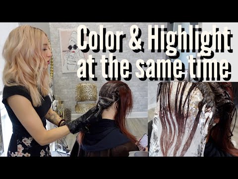 RED to BRUNETTE WITH HIGHLIGHTS ~ Full Tutorial // Wholy Hair