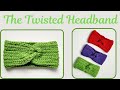 The Twisted Headband     @crochetandcopy