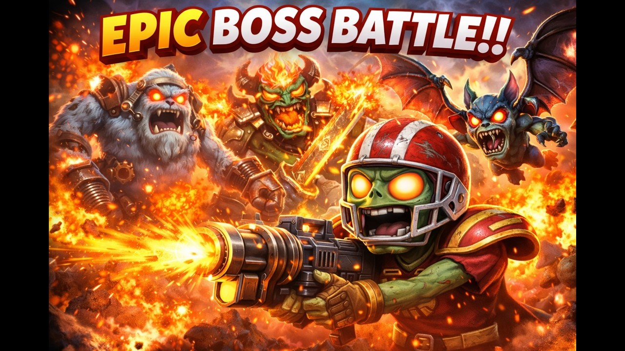 [Four Hard Boss Who win?]Plants Vs. Zombies Battle for Neighborville {Part 8}#pvzbfn#plantsvszombies