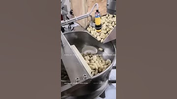 Automatic peanut granule bag vertical form fill seal packing machine testing video