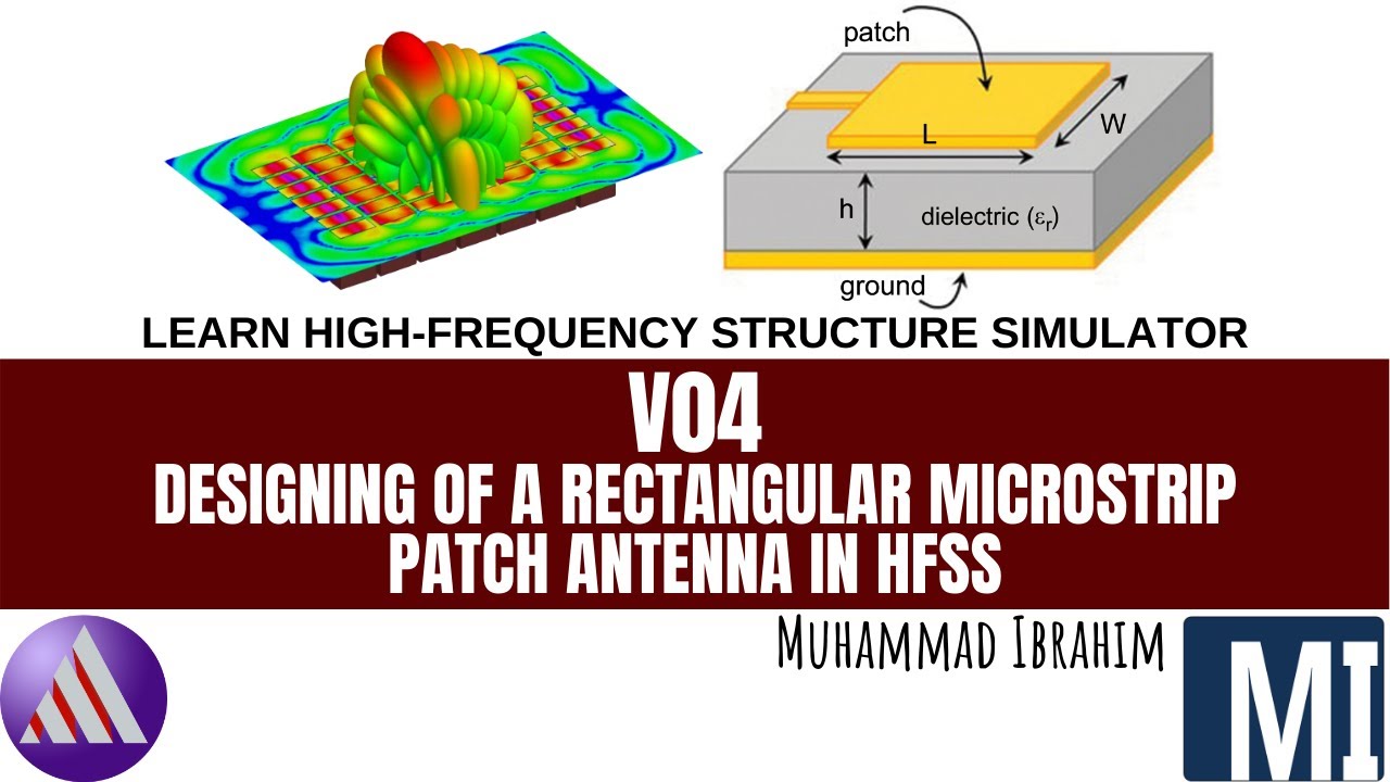 Designing of a Rectangular Microstrip Patch Antenna in HFSS | URDU ...